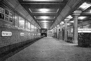 Bahnsteig Nord-Süd-Bahn 1926